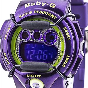 g shock purple green